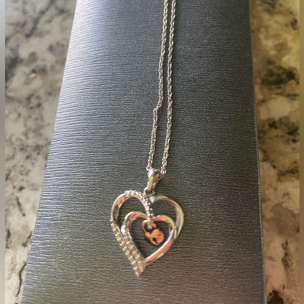 Never worn silver necklace